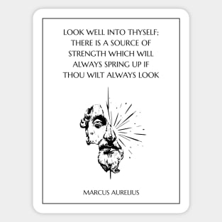 Marcus Aurelius Stoicism Sticker